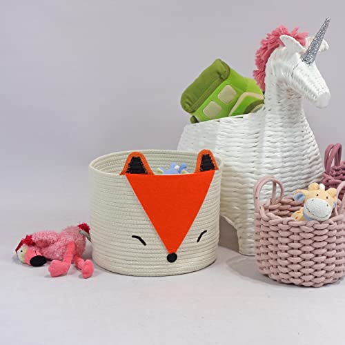Orange Fox Storage Basket Medium D9050
