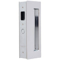 Magnetic Latching Passage Pocket Door Pull for 1-3/4 inch Bright Chrome Y669