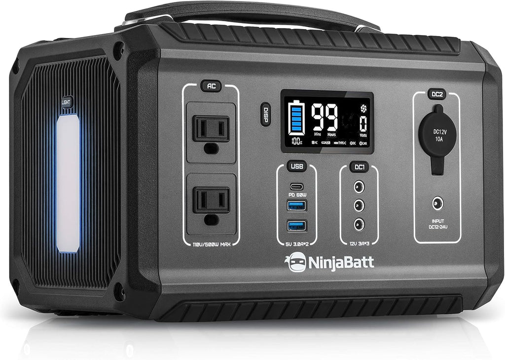 280Wh Portable Power Station with 110V/300W AC Outlets I788