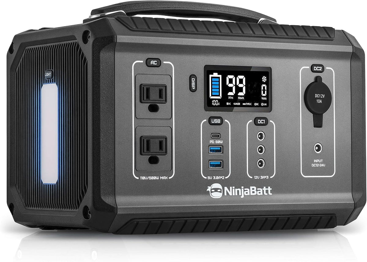 280Wh Portable Power Station with 110V/300W AC Outlets I788