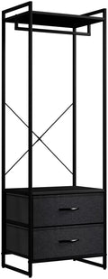 Clothing Rack with Drawers J49147