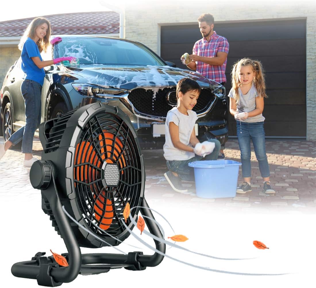 Rechargeable Portable Cordless High Velocity Floor Fan C225