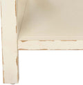 Distressed Ivory End Table M1435