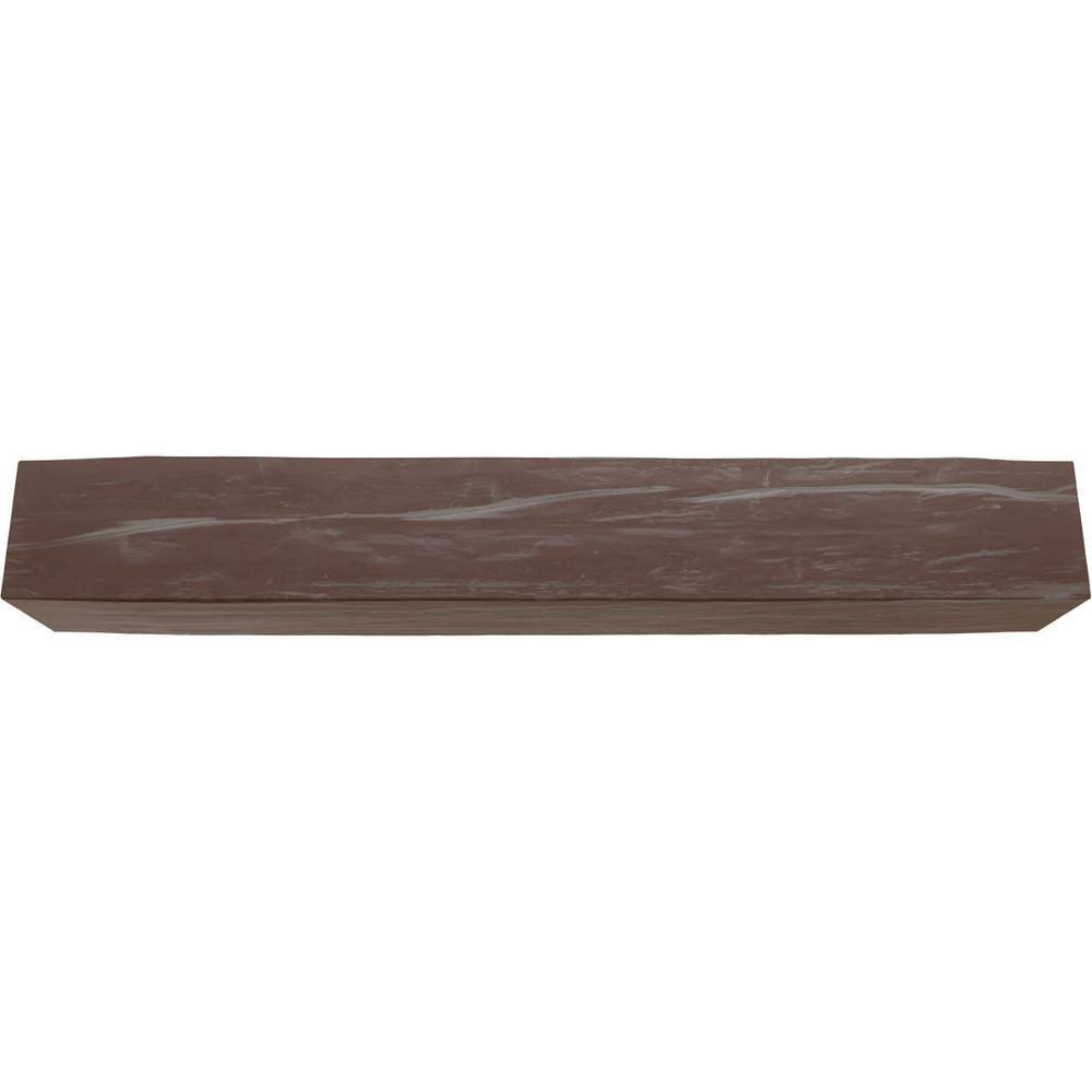 Aged Pecan Faux Wood Fireplace Mantel K92430