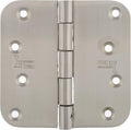 4 Inch Stainless Steel Hinge with Removable Pin, Satin Finish, Heavy Duty, 3 Hinges with 24 Screws N4359
