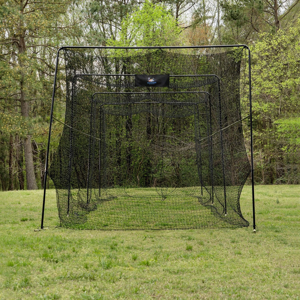 40 Foot Collapsable Batting Cage with Frame and Netting F5283
