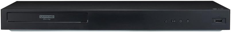 4k Ultra-HD Blu-Ray Player with HDR Compatibility, HDMI Cable Black J602099