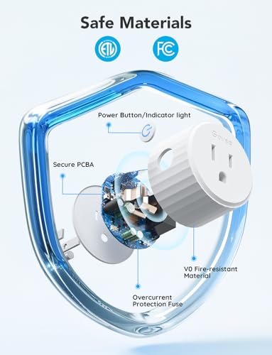 4 Pack Smart Plug WiFi Outlet O506