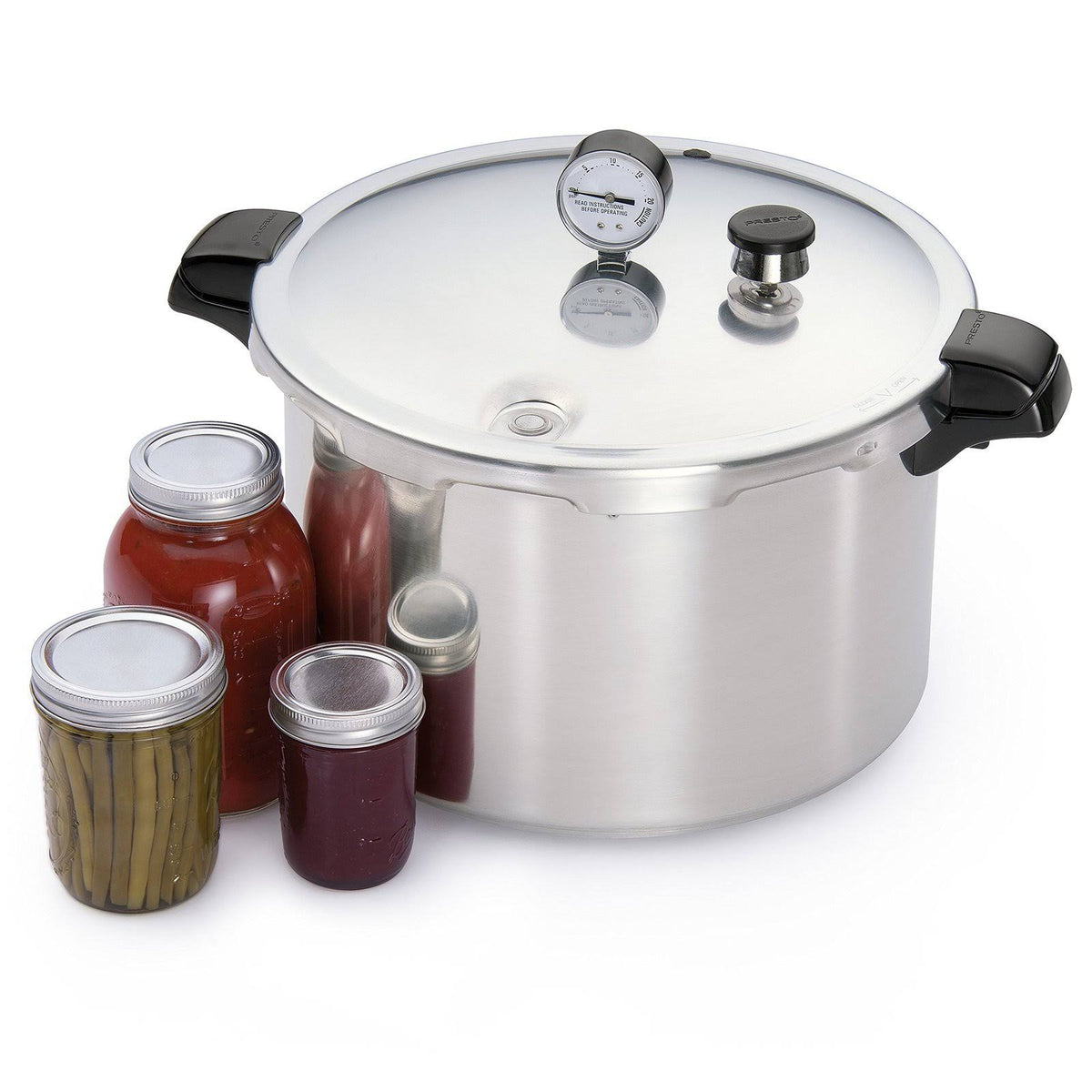 16-Quart Aluminum Pressure Cooker/Canner A814