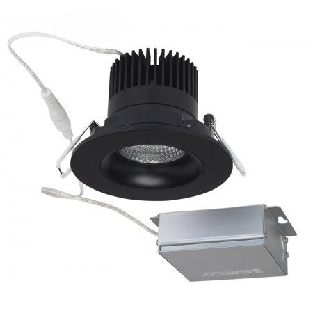 12 Watt LED Direct Wire Downlight Gimbaled 3.5 inch 3000K 120 Volt White V337