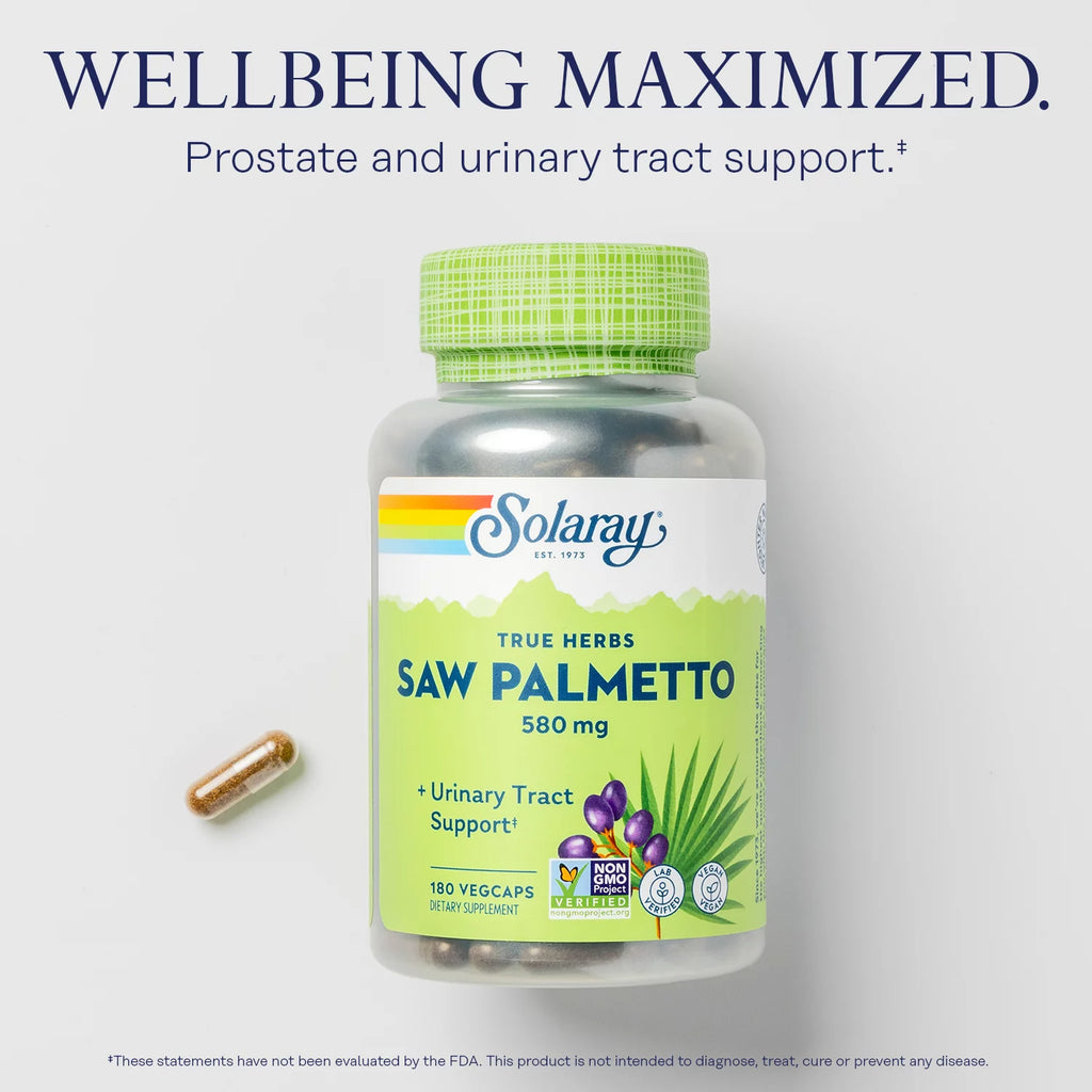 Saw Palmetto Berry 580mg 180 VegCaps Z76632