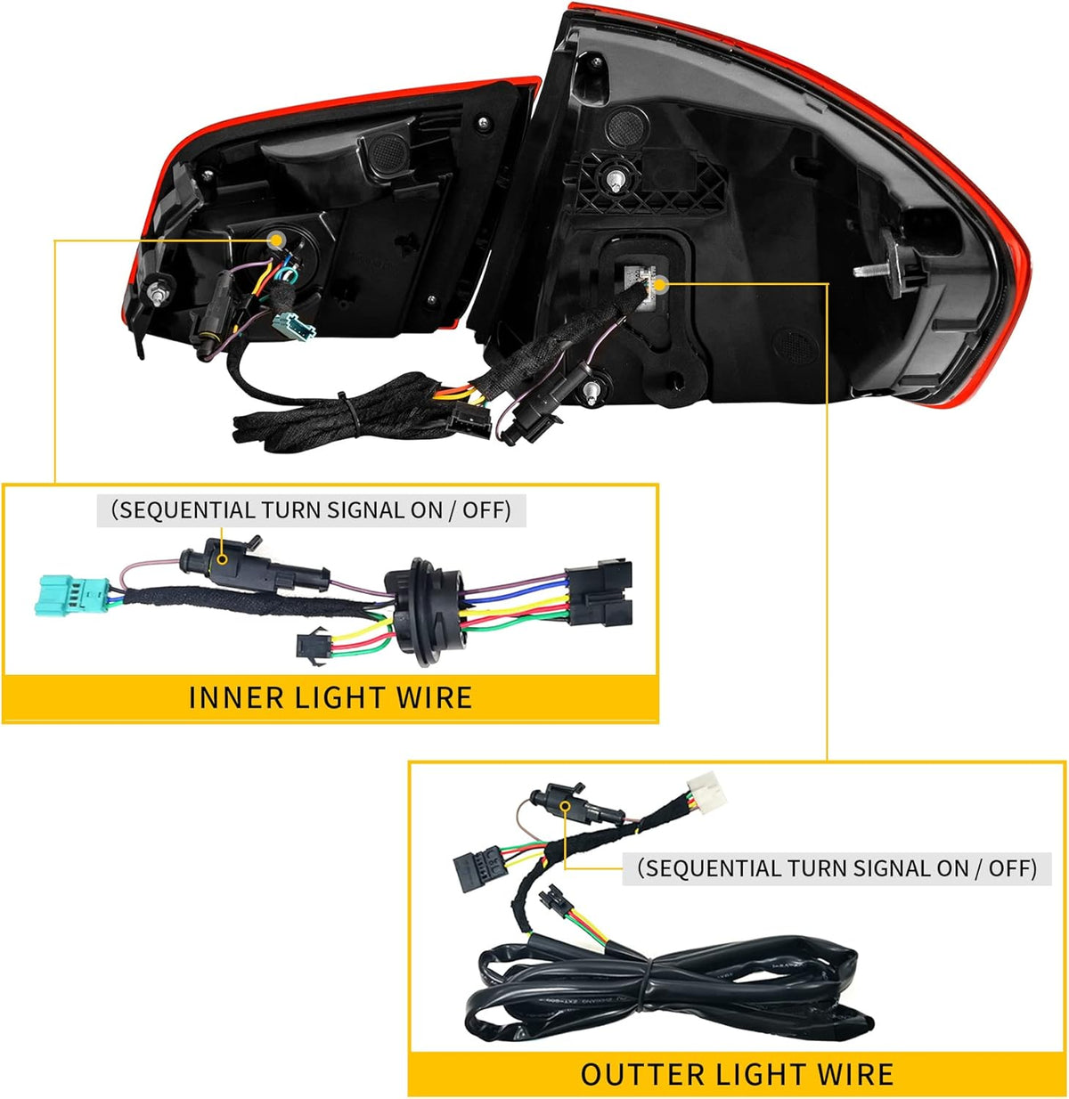 OLED Tail Lights with Sequential Turn Signal K902027
