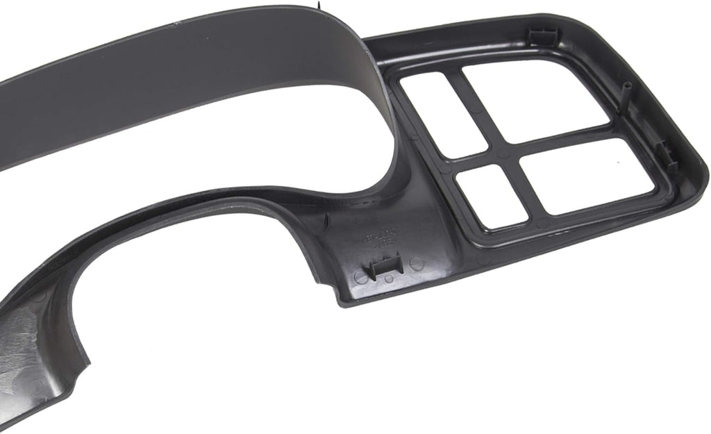 Full Size Double DIN Truck Dash Kit ABS Plastic Matte Black O27449
