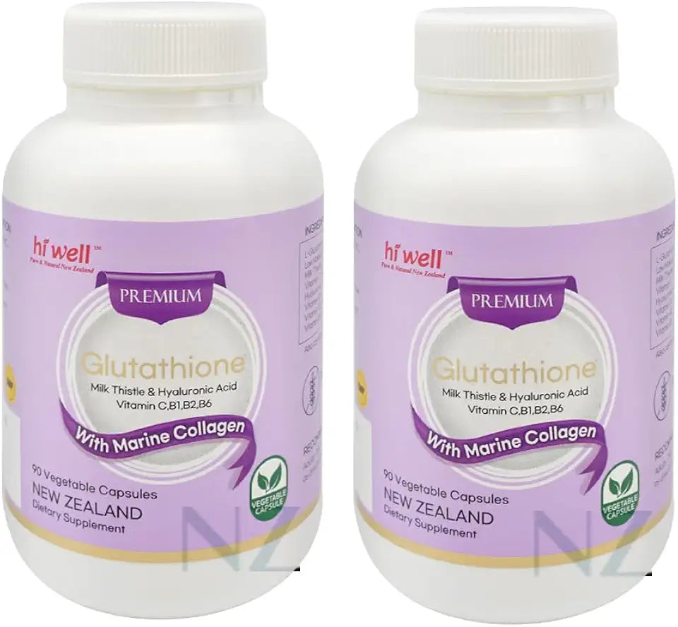 Glutathione with Marine Collagen 90 Vegetable Capsules T961346