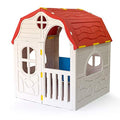 White Plastic Toddler Outdoor Playhouse Q72405