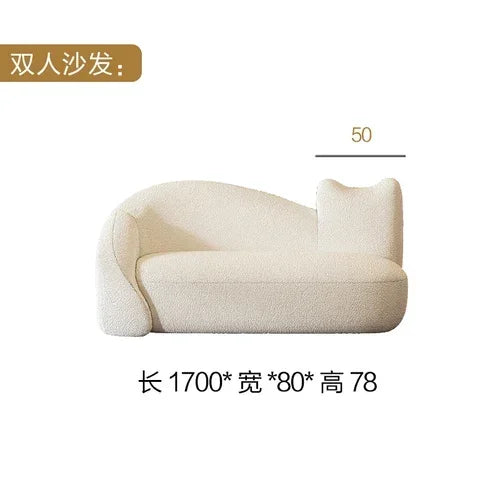 White Modern Sofa F756