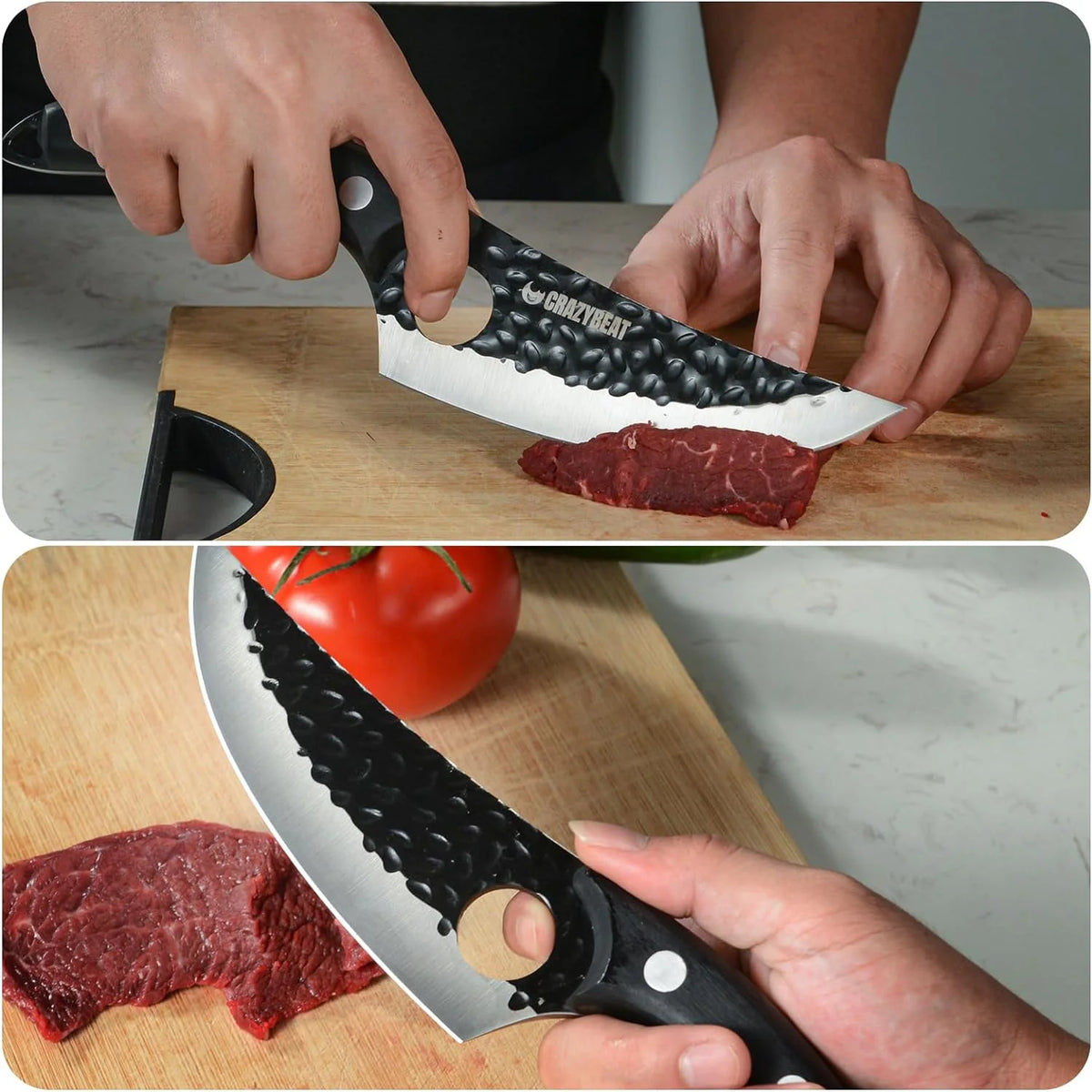Black High Carbon Steel Boning Knife M2550