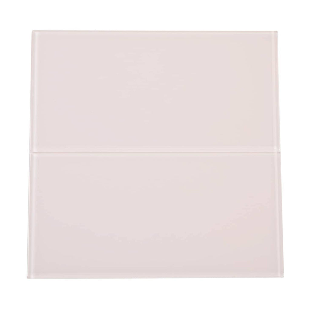 Glass Subway Tile Rose Pale Pink E519945