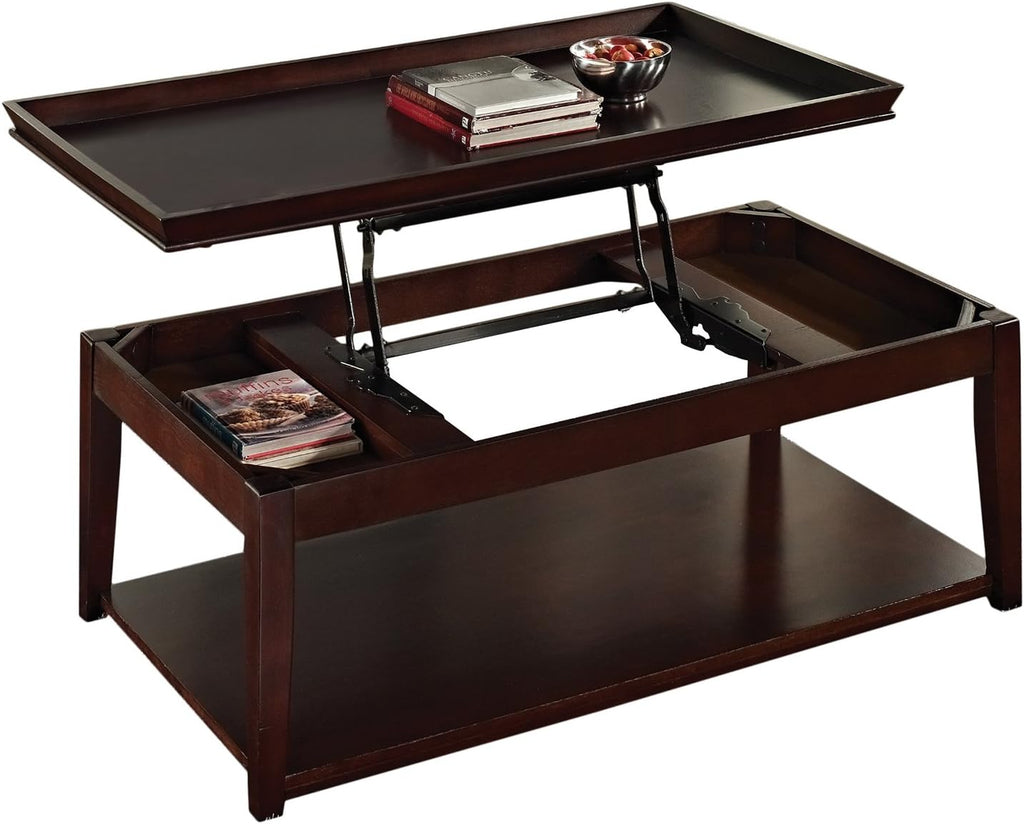 Lift-Top Cocktail Table with Casters Y67305