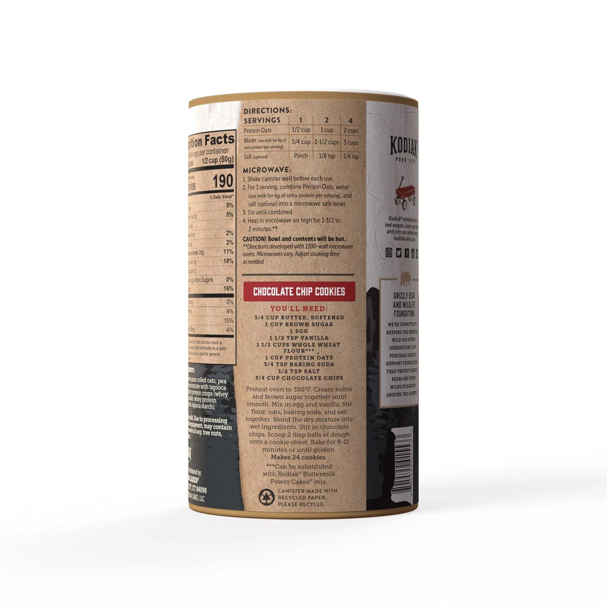 Classic Rolled Oats, 16 oz Canister N537434