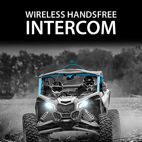 Motorcycle Bluetooth Communication System Headset Intercom Single Pack Black Z6530