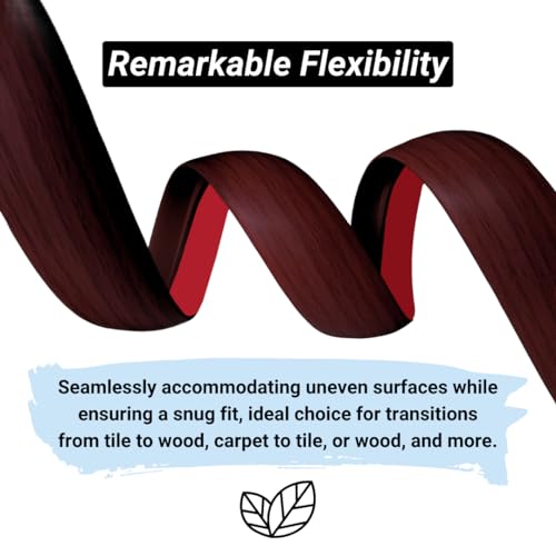 Self Adhesive Floor Transition Strip Edge Trim 120 inches Light Brown Coffee P95925