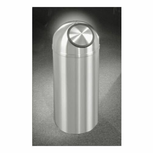 12 Gallon Dome Top Trash Receptacle with Plastic Liner A799909