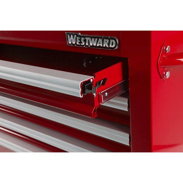 Red 9 Drawer Top Chest V9298
