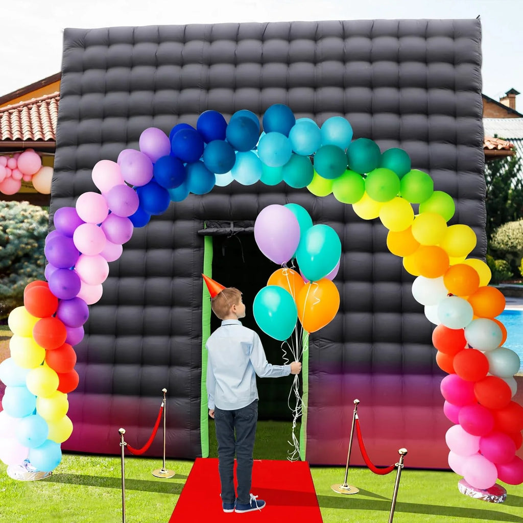 Large Black Inflatable Cube Tent 14x14x14Ft J20945