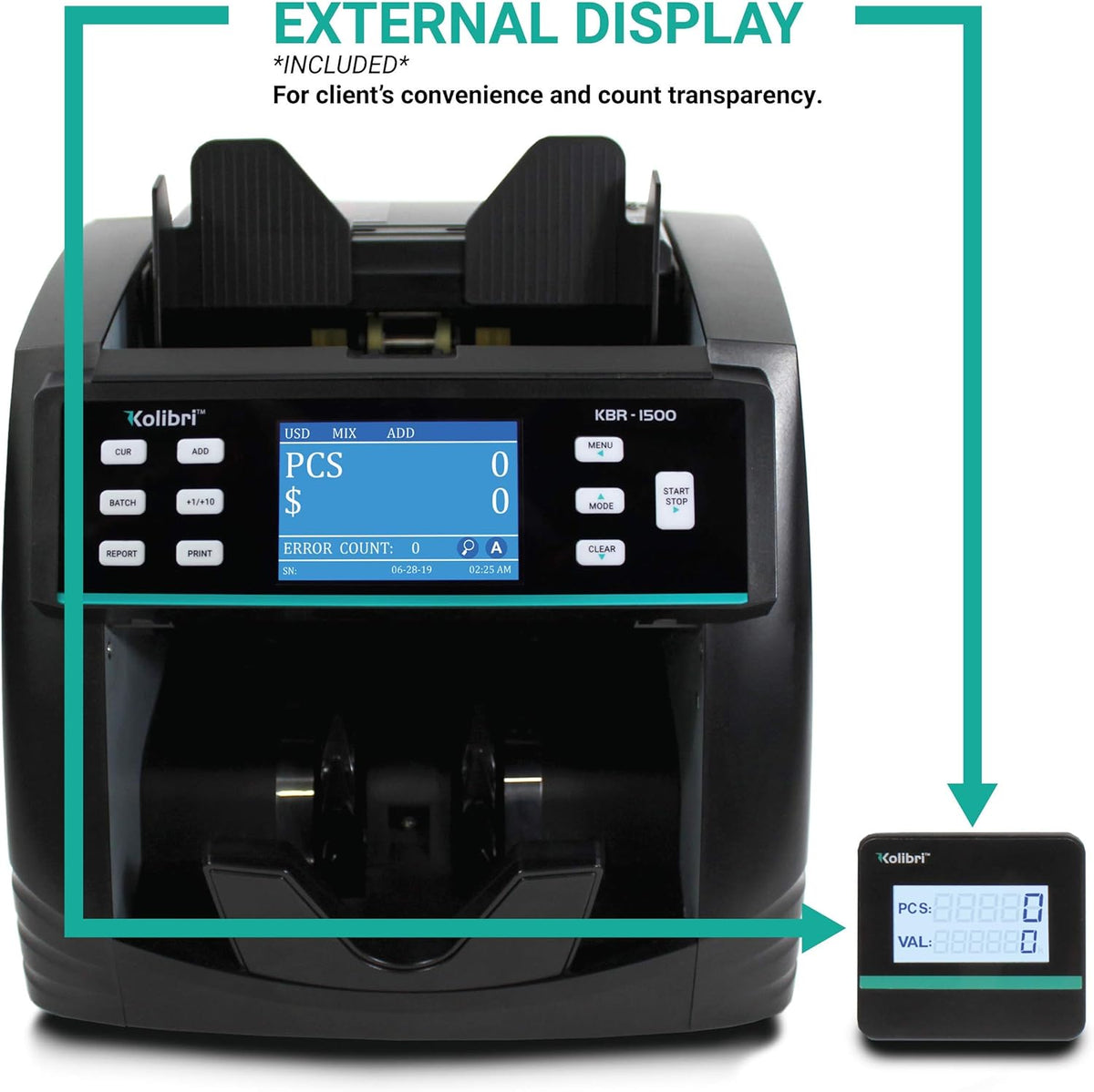 Money Counter Machine with Advanced Counterfeit Detection P396