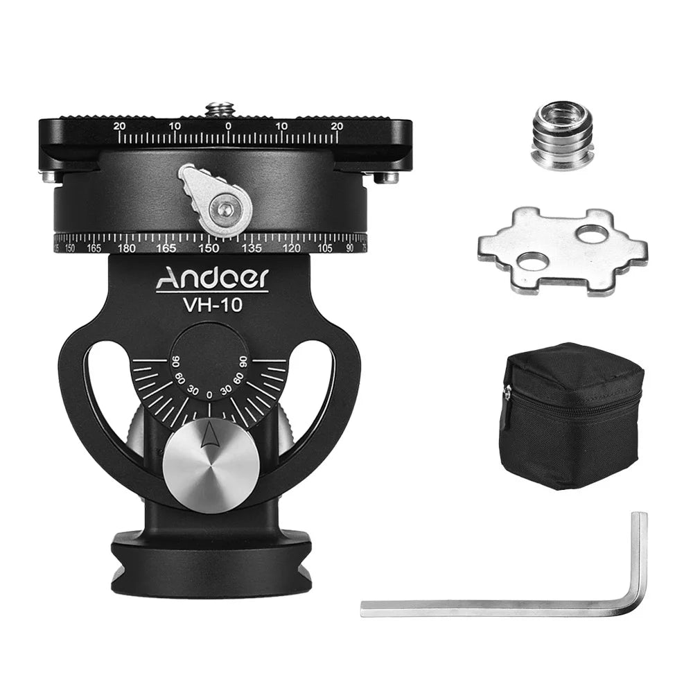 2 Way Pan/Tilt Tripod Head with Quick Release Plate D8778