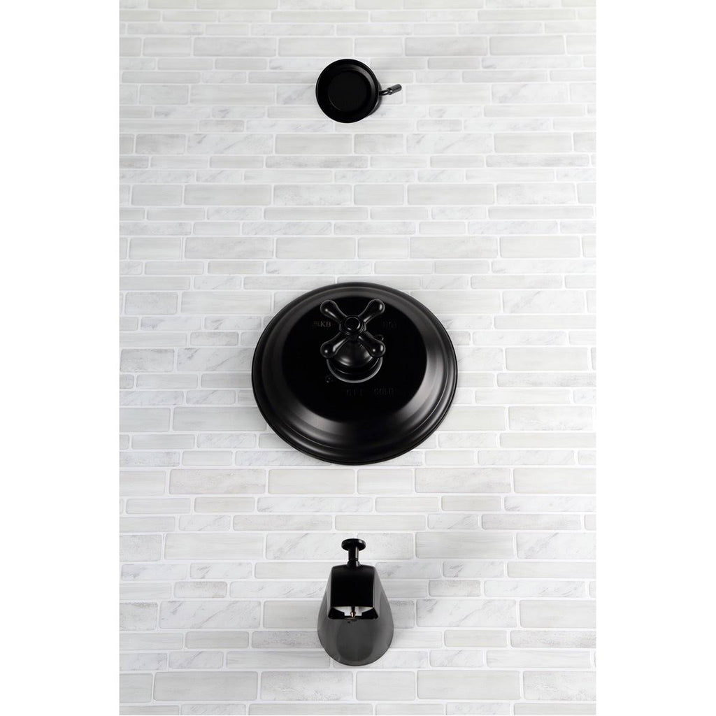 Matte Black Tub and Shower Faucet T260724