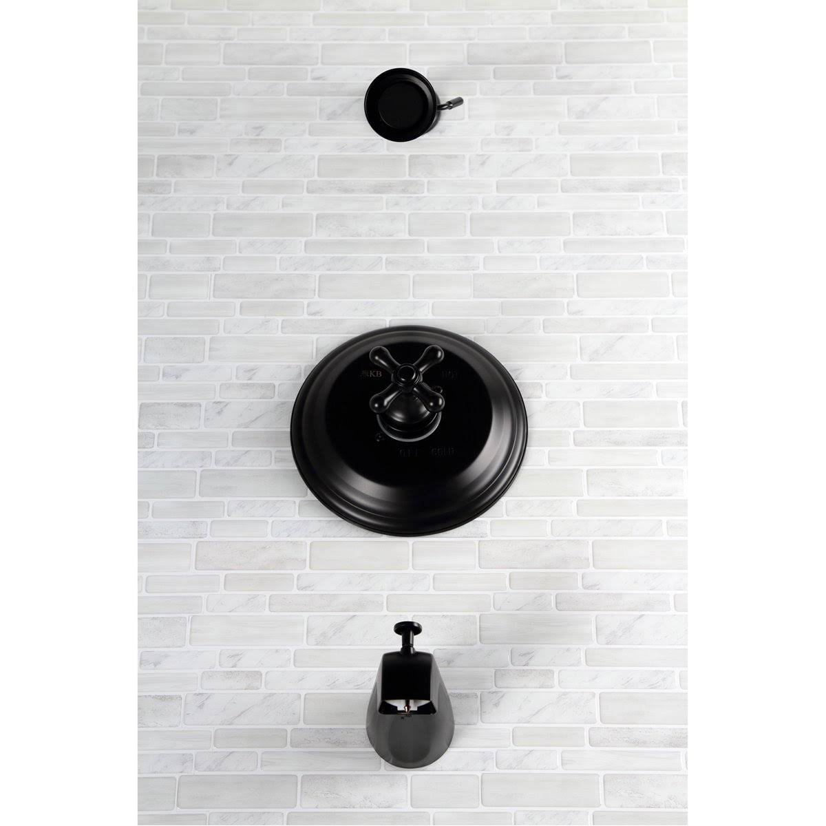 Matte Black Tub and Shower Faucet T260724