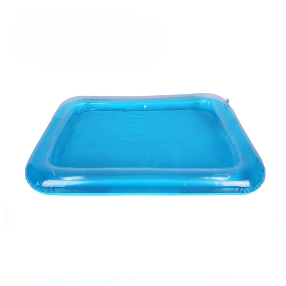 Blue Inflatable Sandbox Play Sand Tray I845