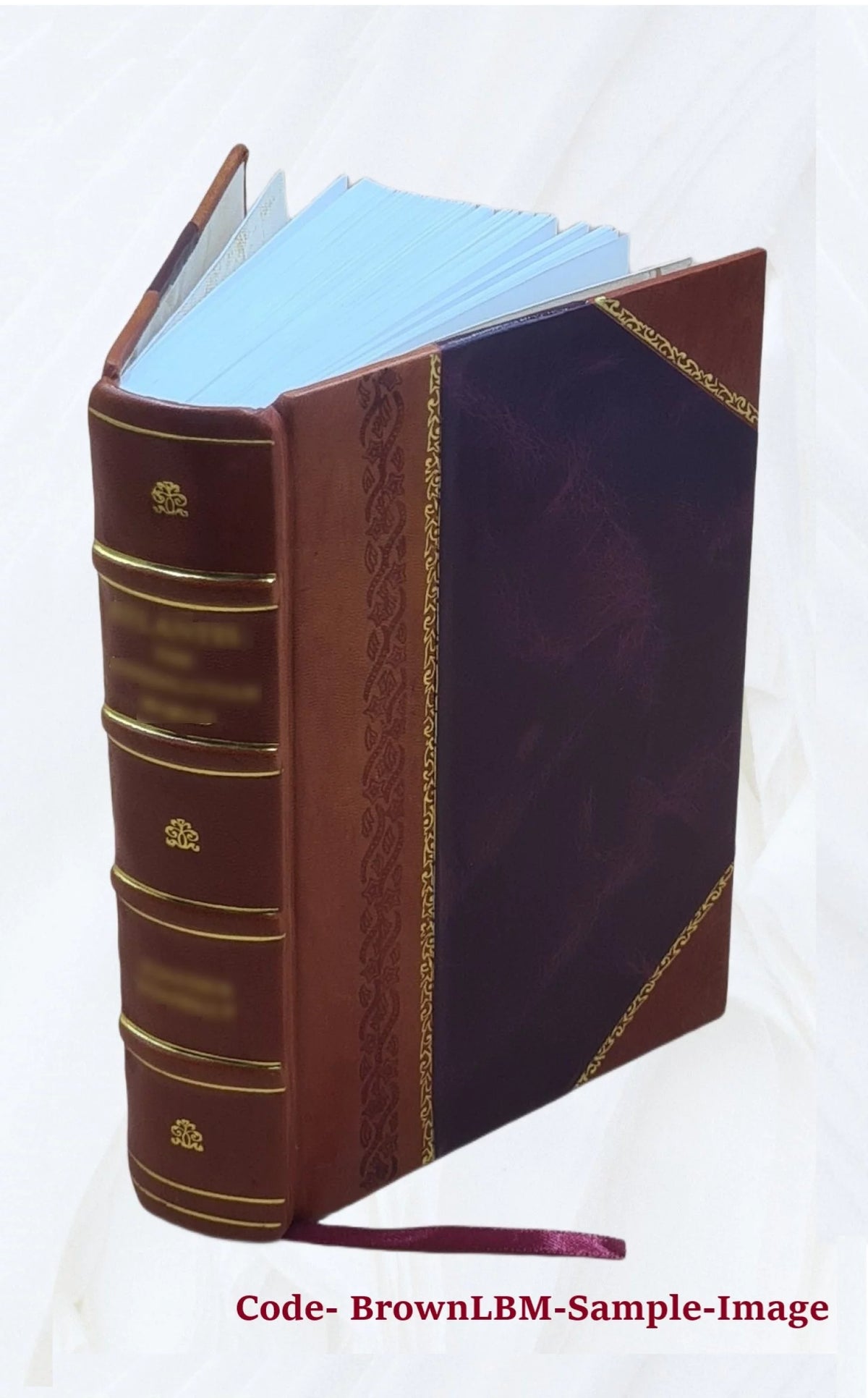 Hamburger Garten-und Blumenzeitung Leather Bound Y316261