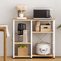 Maple 4-Tier Kitchen Baker's Rack Microwave Stand Storage Rack V833