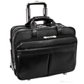 Black Leather Laptop Case T7840