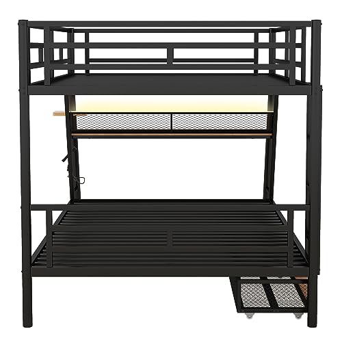 Twin Size Wood Low Loft Bed with Ladder White L7427