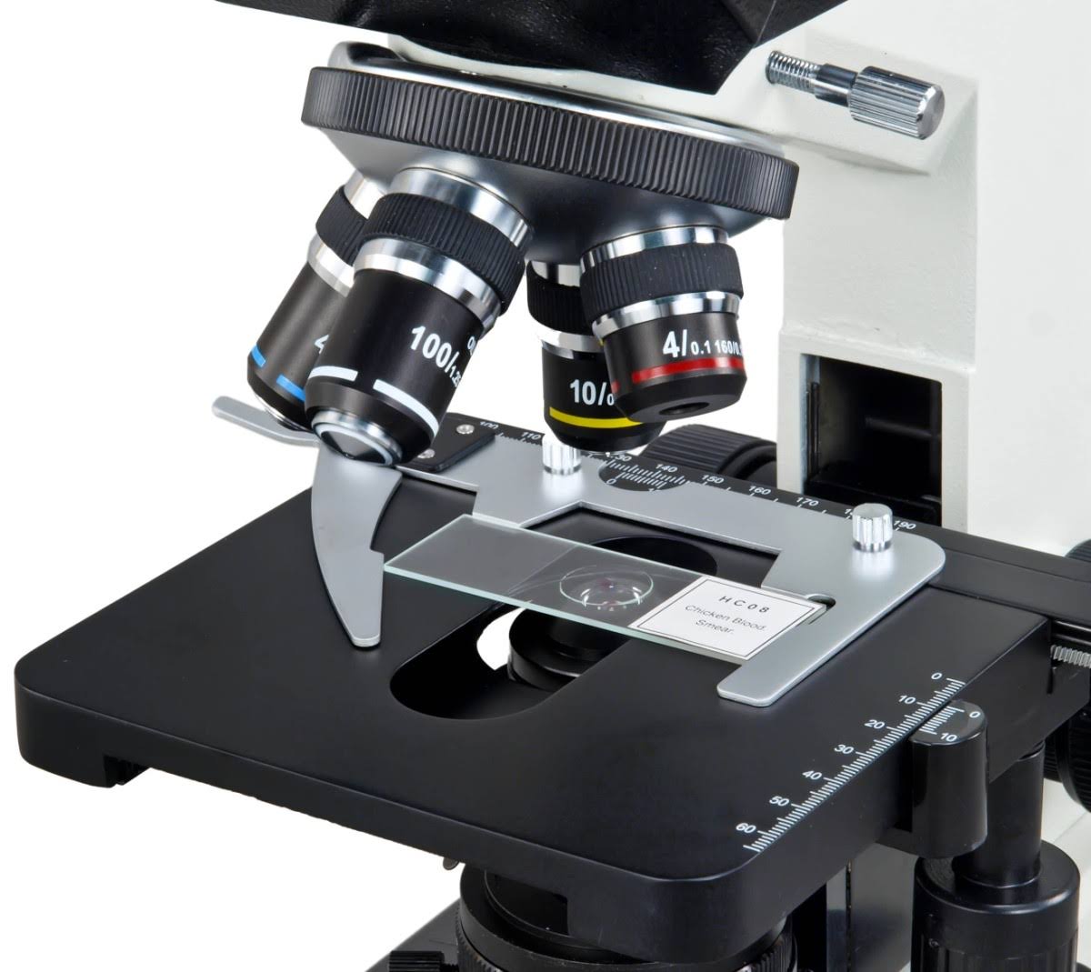 40X-2000X Binocular Lab Compound Microscope with Double Layer Mechanical Stage U249