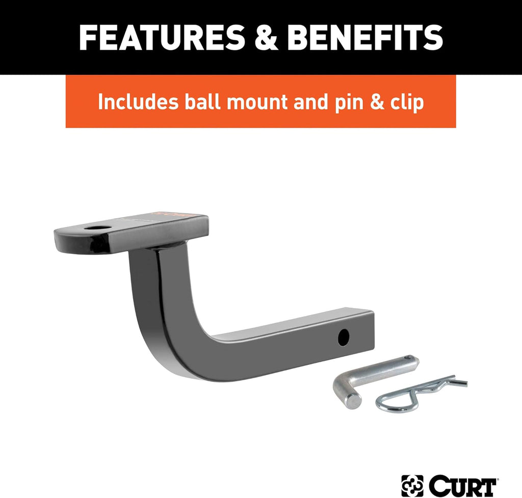 Class 1 Trailer Hitch with Ball Mount, 1-1/4-In Receiver T7560