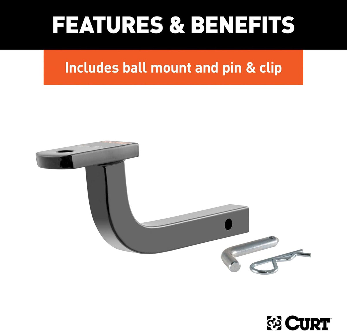 Class 1 Trailer Hitch with Ball Mount, 1-1/4-In Receiver T7560