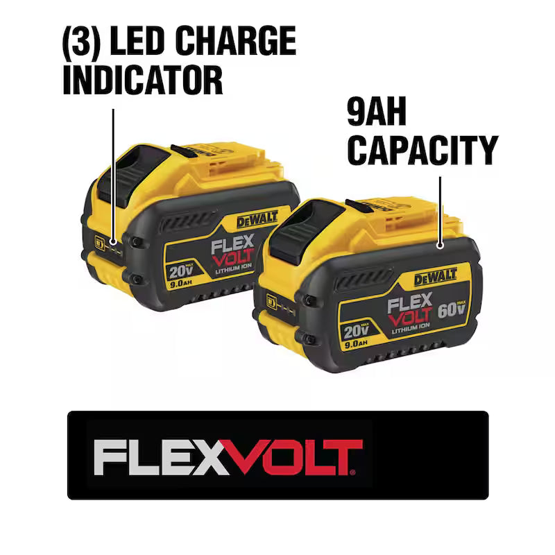 20V/60V MAX Lithium-Ion 9.0Ah Battery Pack (2 Pack) P5187