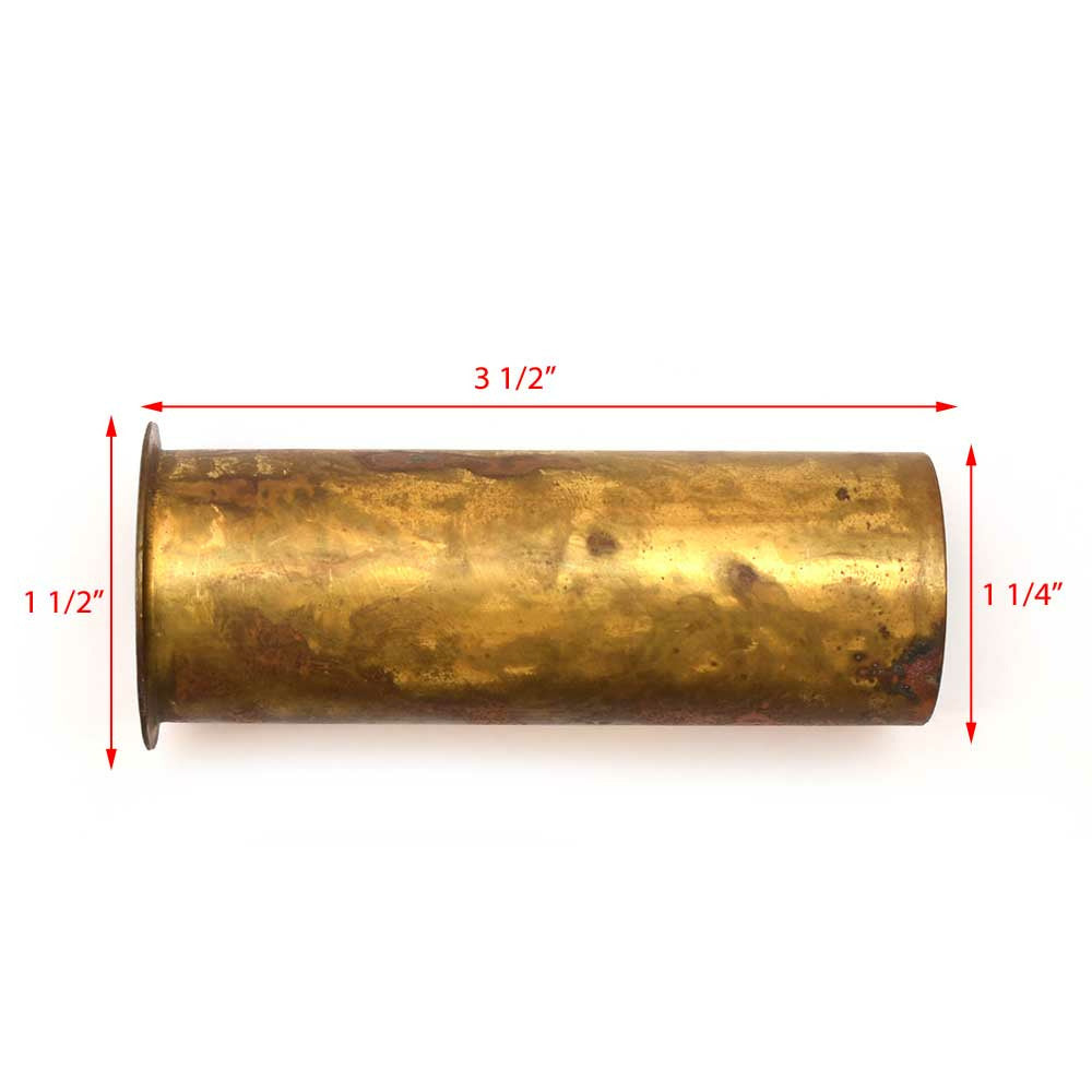 Brass Boat Transom Drain Tube 3 1/2 x 1 1/2 Inch P8673