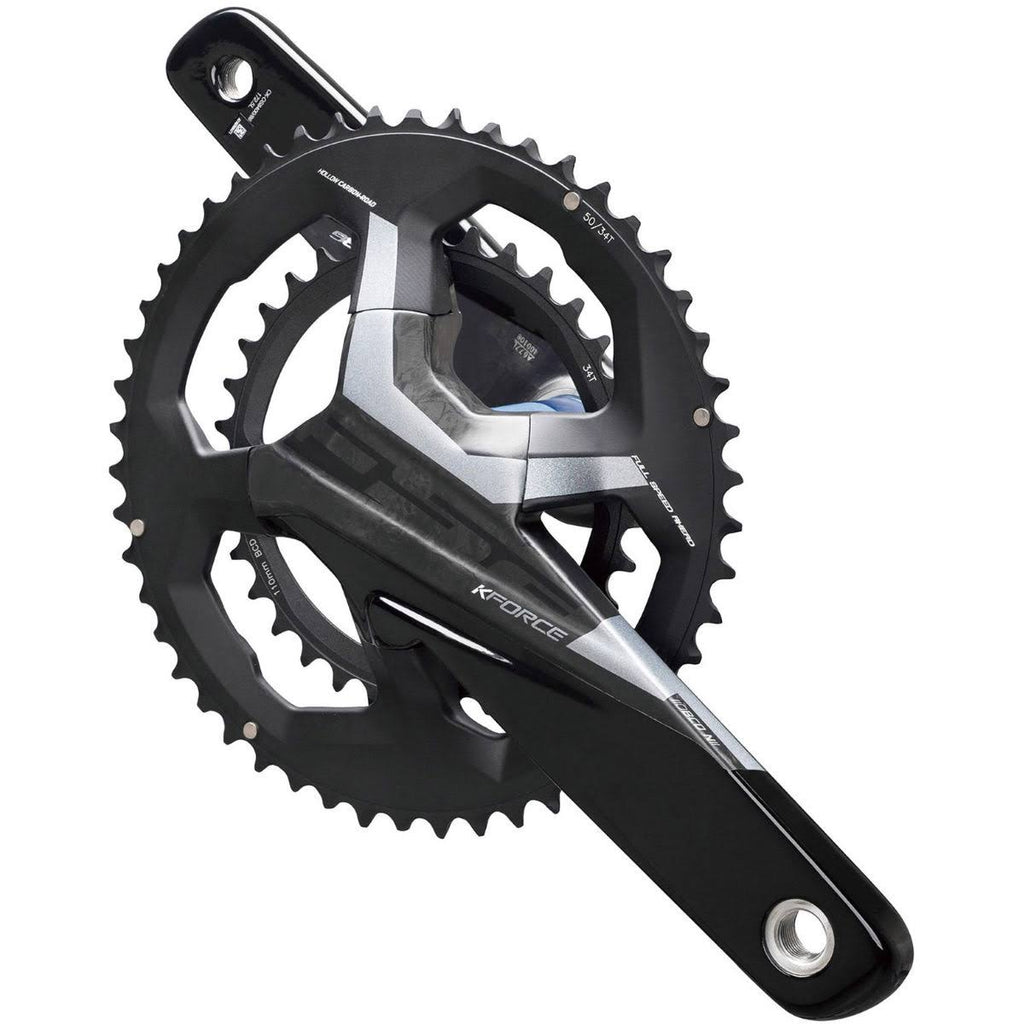 Black-Silver Carbon Chainset H191