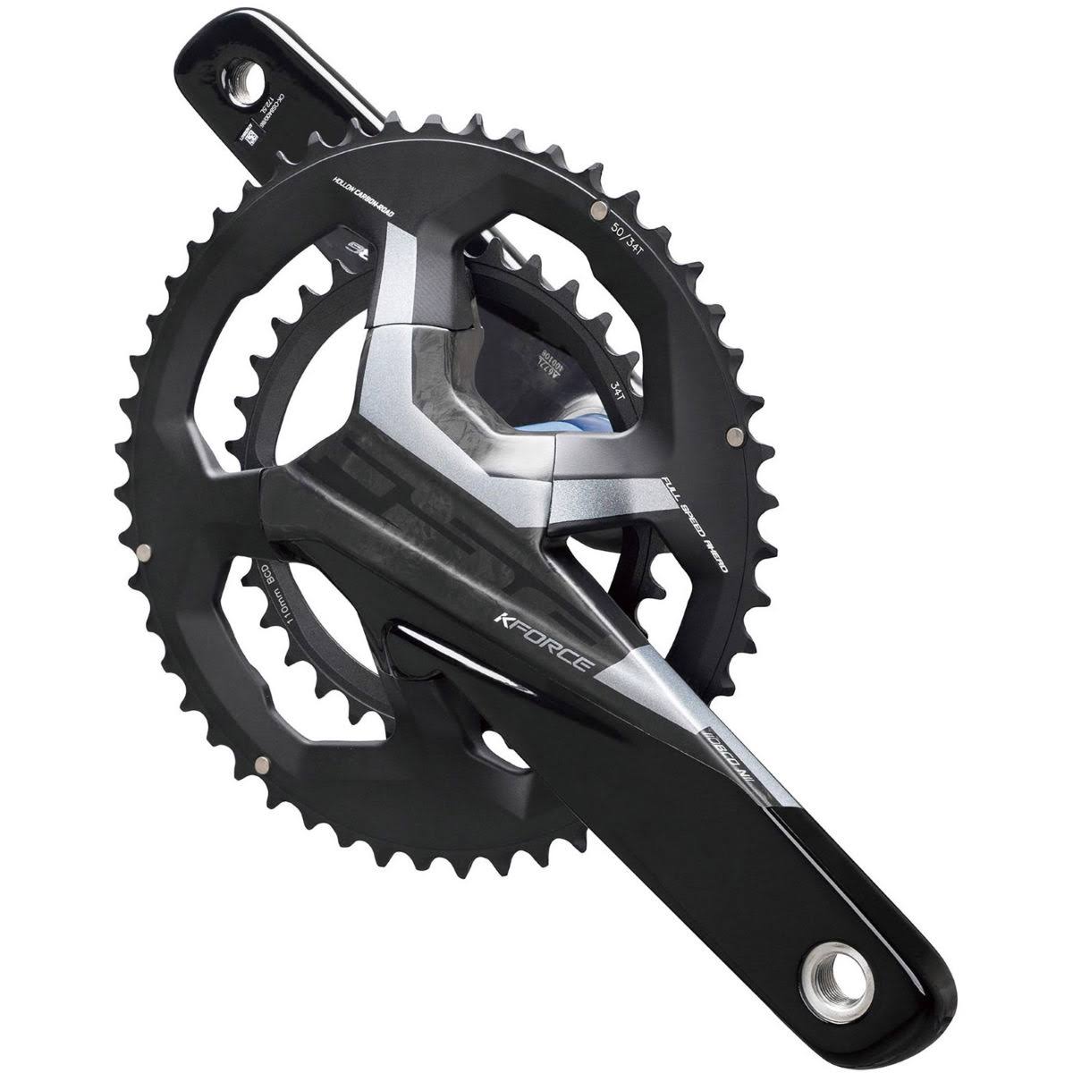 Black-Silver Carbon Chainset H191