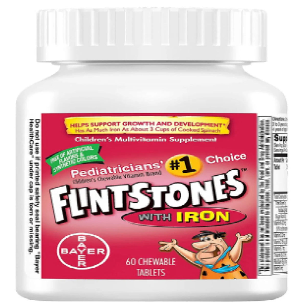 Children's Multivitamin with Iron Chewables, 60 ct, 3 pack M336181