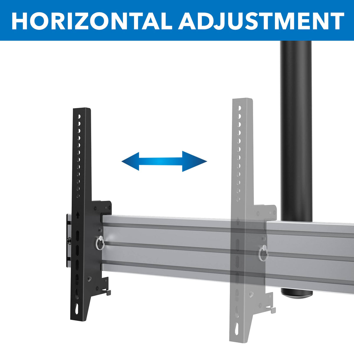 Black Ceiling TV Mount F687963