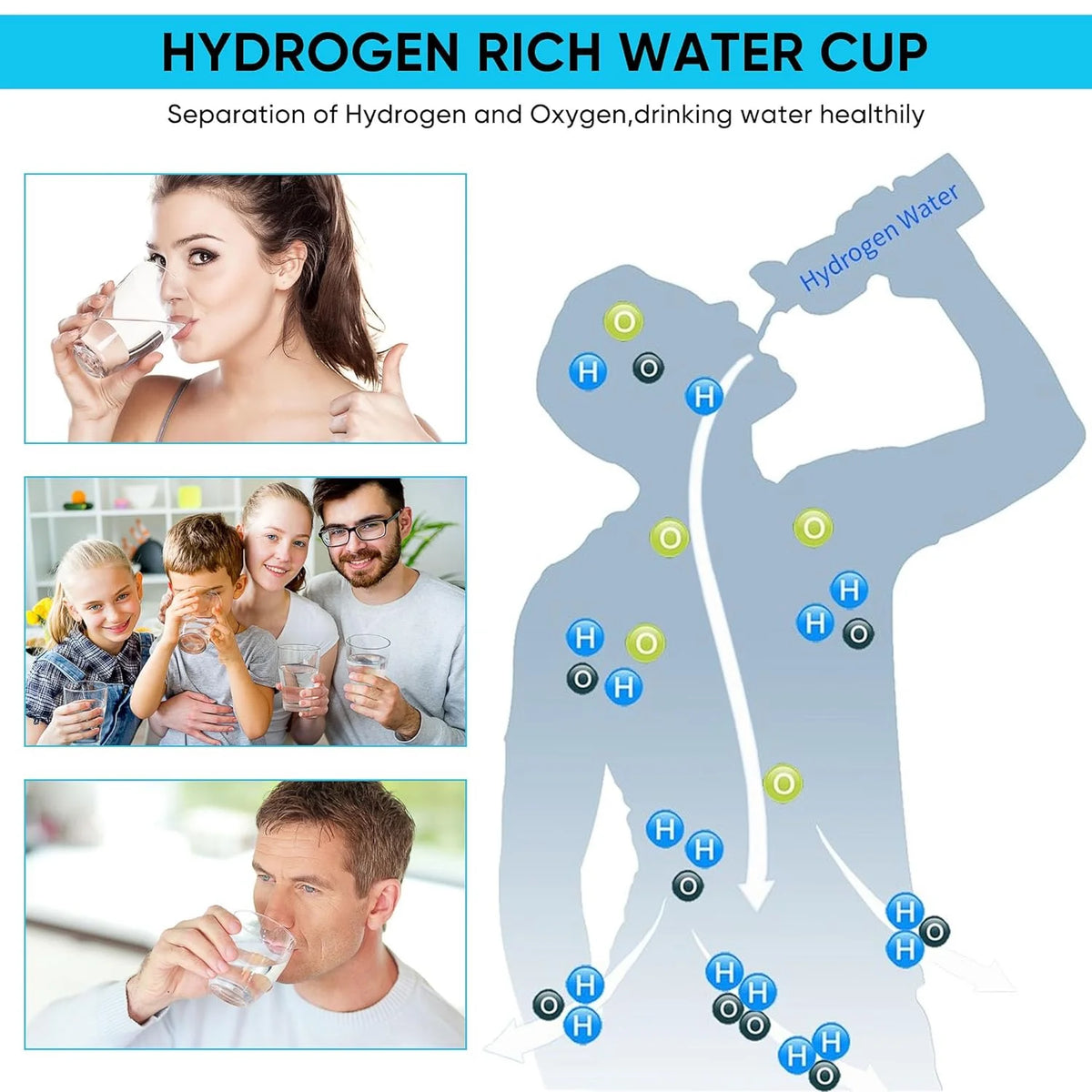 Hydrogen Water Bottle Generator Q755356