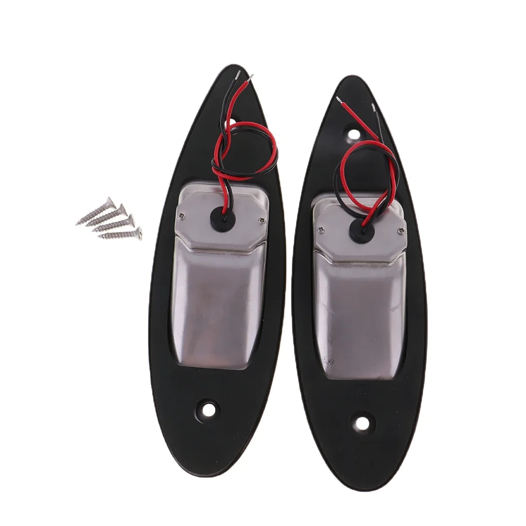 12V Stainless Steel Marine Boat Lights (Green & Red) X367090