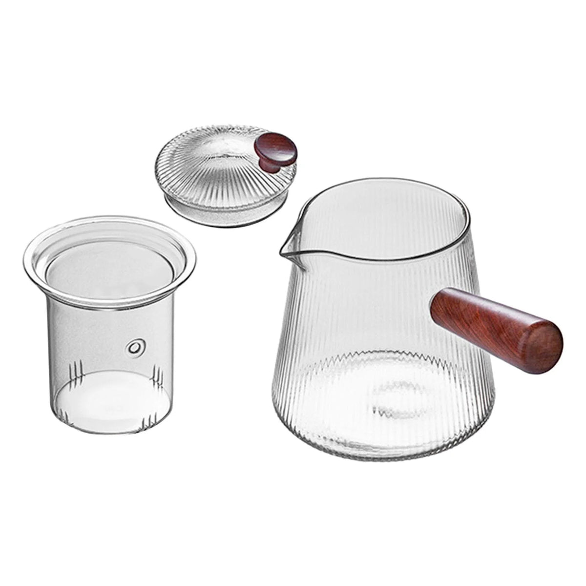 Glass Teapot with Infuser Stovetop Safe Tea Pot with Lid, 1000ml L972
